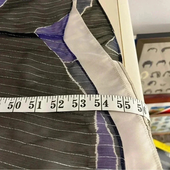 BCBGMaxAzria maxi metallic cocktail dress size 12 - Picture 8 of 12